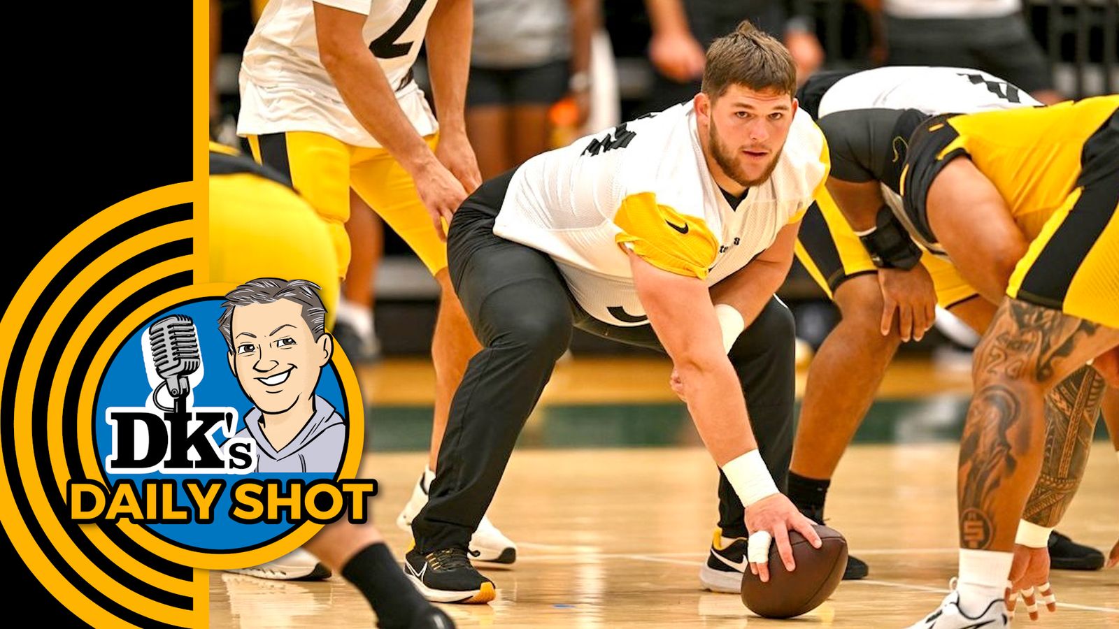 DK's Daily Shot of Steelers: Center court for the line taken in Latrobe, Pa. (Podcasts)
